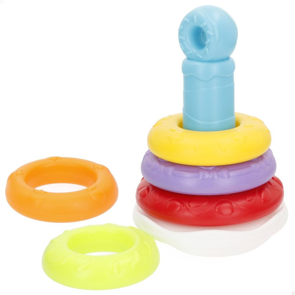 Juego Torre Aros Apilable Winfun Marca Colorbaby Imagen principal del producto