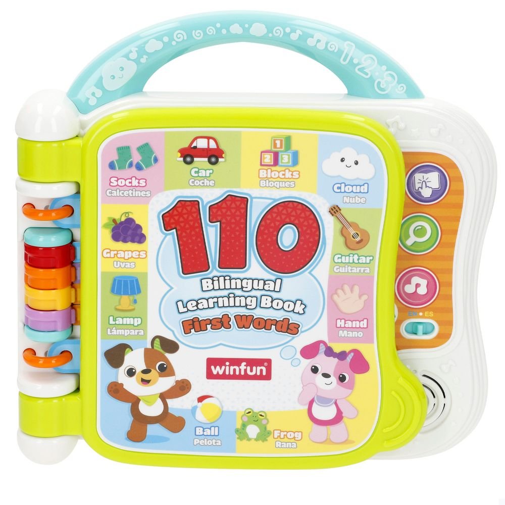 LIBRO APRENDIZAJE PRIMERAS PALABRAS BILINGUE +12M | COLORBABY | 1 UNIDAD | 8412842393691