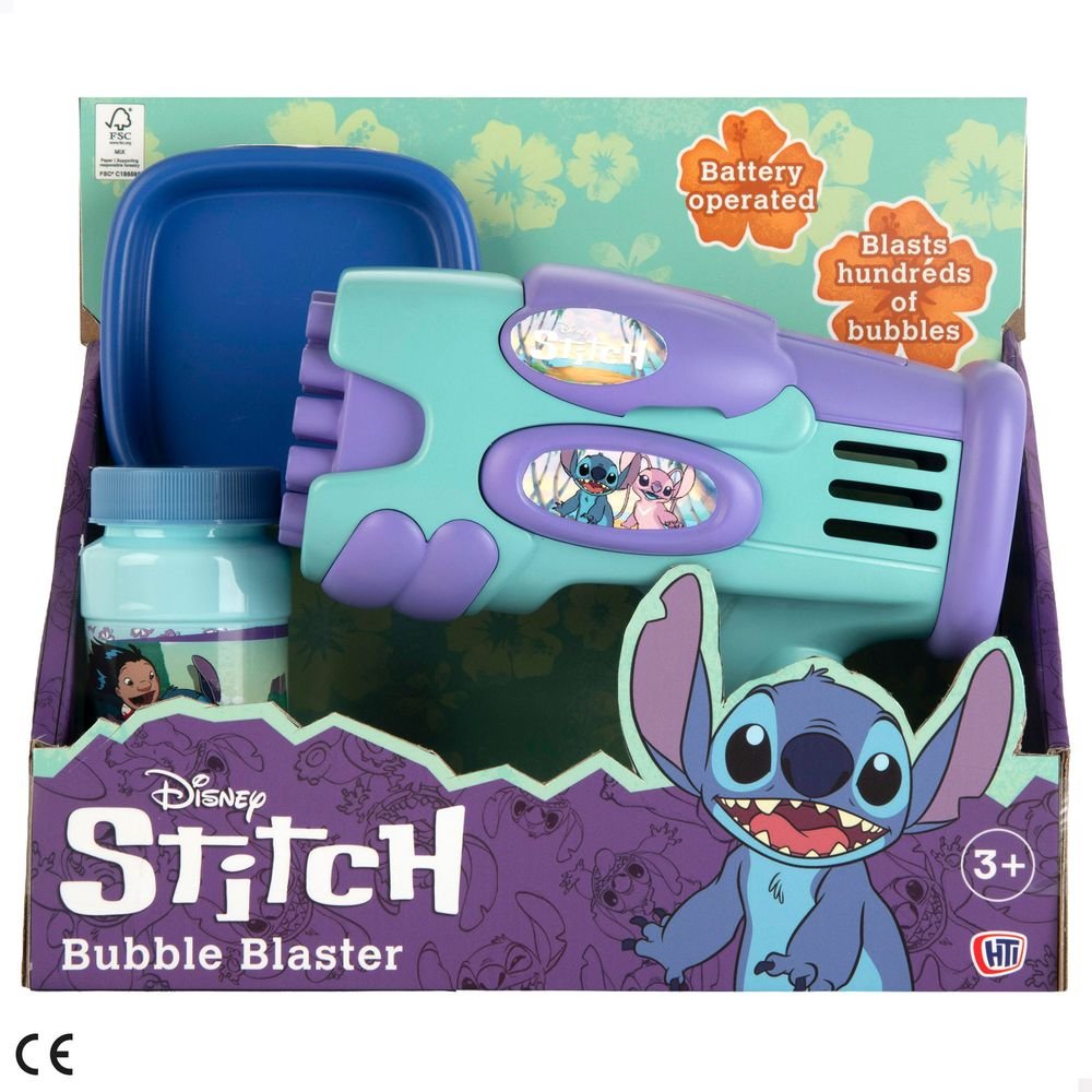 Pistola eléctrica burbujas Stitch ColorBaby