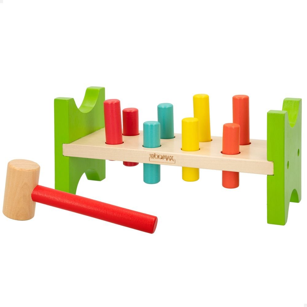Banco figuras Martillo de madera Woomax Colorbaby