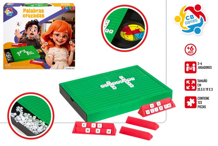 JUEGO PALABRAS CRUZADAS CB GAMES | COLORBABY | 1 UNIDAD | 8412842433144 Imagen principal del producto