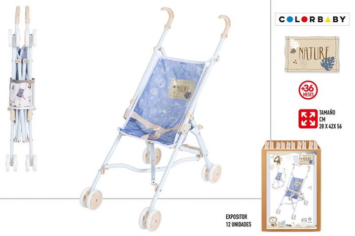 Sillita muñecas paraguas Nature Blue Marca ColorBaby