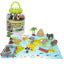 Bote 19 Animales Jungla Animal World con accesorios Marca Colorbaby