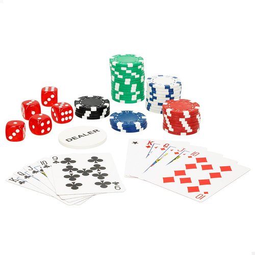 Juego Póker 200 piezas en maletín metal Colorbaby