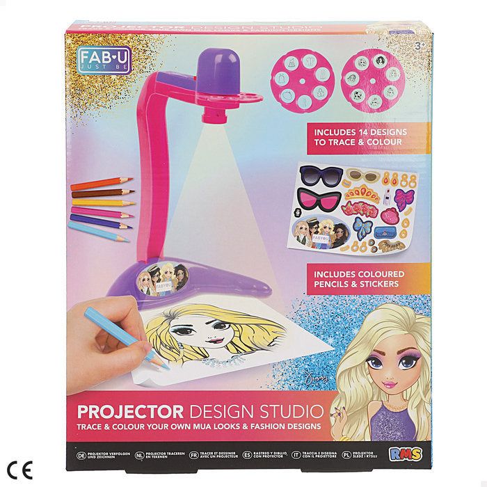 PROYECTOR DIBUJO DE MODA CON LUZ | COLORBABY | 1 UNIDAD | 8412842477360 Imagen principal del producto