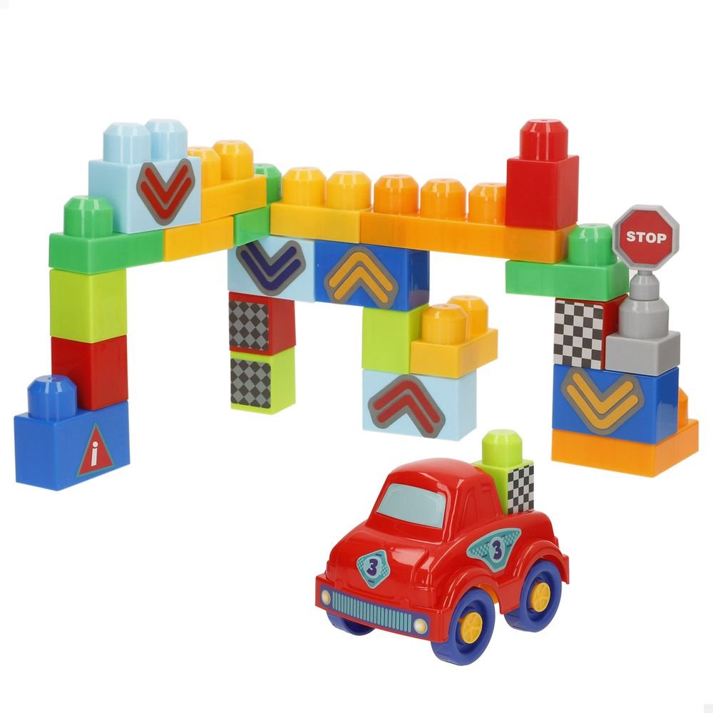 Set bloques coche 25 piezas Build Me Up COLORBABY Imagen principal del producto