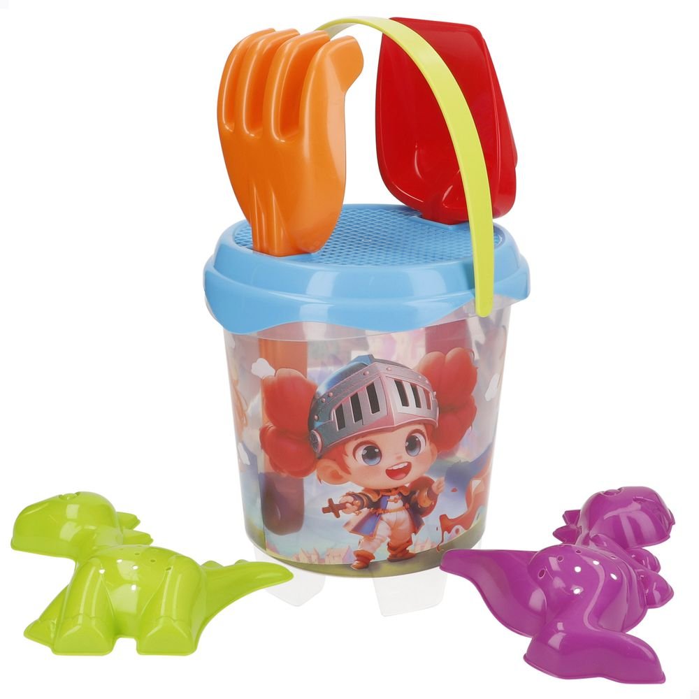 Set Cubo de Playa Dragones del Castillo Marca Colorbaby Imagen principal del producto