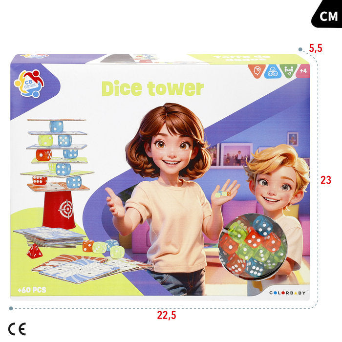 JUEGO TORRE DE DADOS CB GAMES | COLORBABY | 1 UNIDAD | 8412842478237 Imagen principal del producto