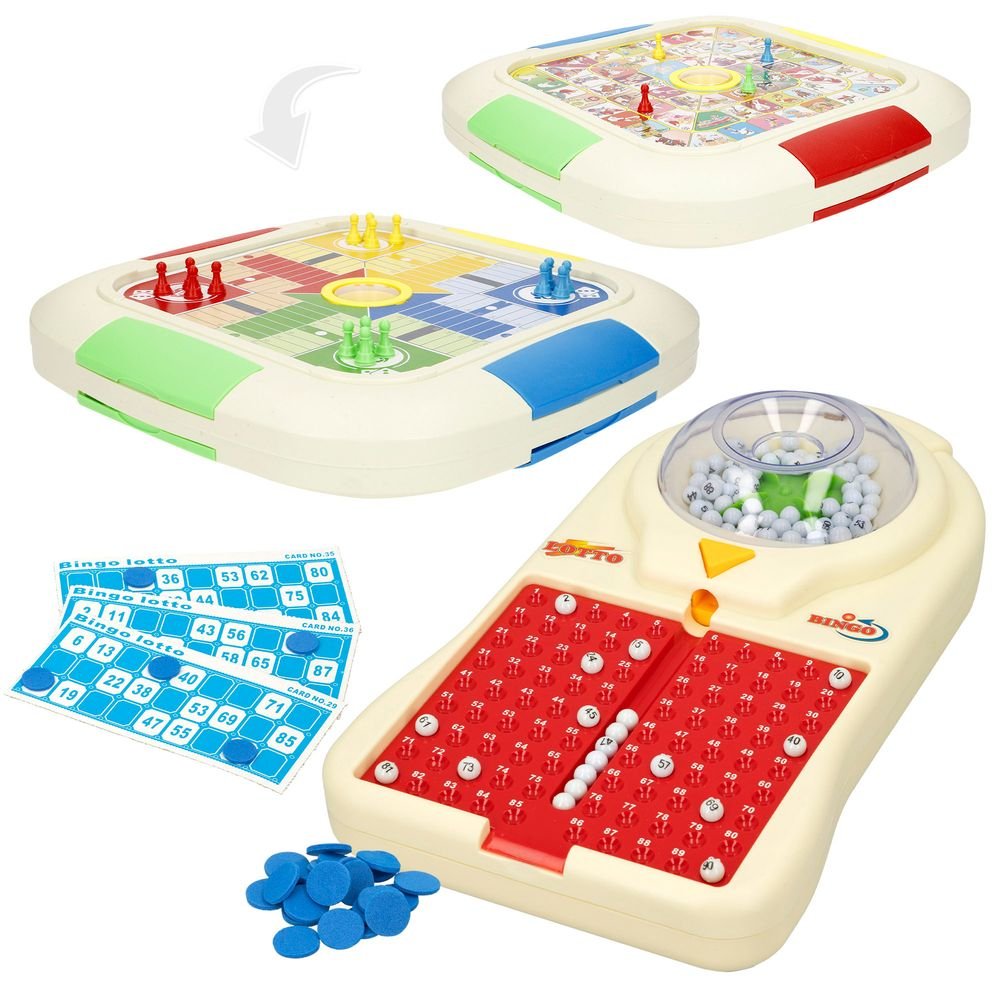 3 JUEGOS EN 1 PARCHIS-OCA-BINGO ELECTRONICO | COLORBABY | 1 UNIDAD | 8412842479456 Imagen principal del producto