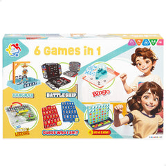 6 JUEGOS EN 1 CB GAMES | COLORBABY | 1 UNIDAD | 8412842479463
