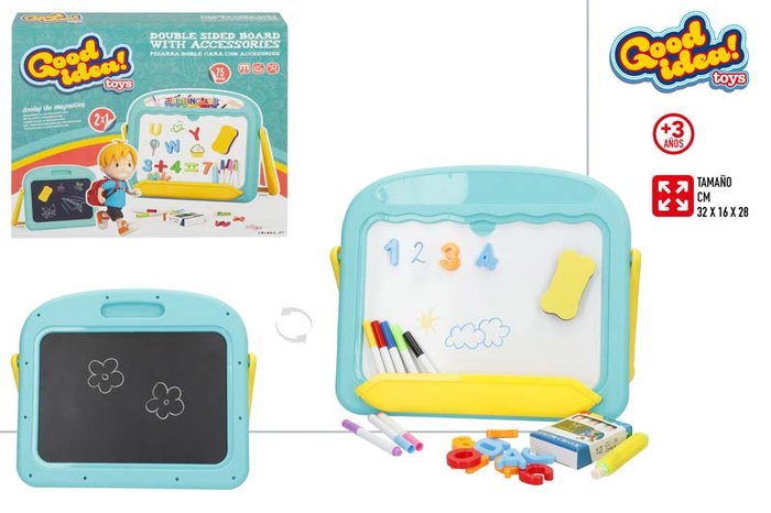 Pizarra Doble Cara 32x16x28cm Good Idea Colorbaby