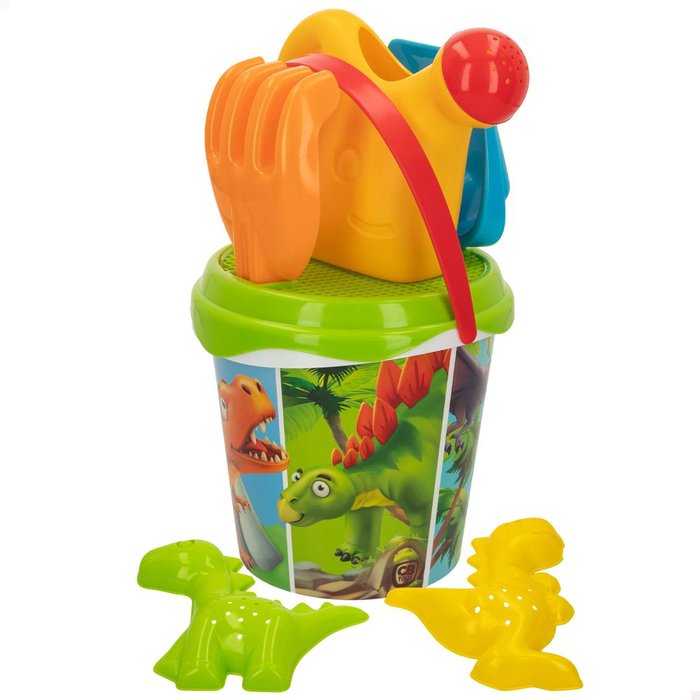 SET CUBO PLAYA + ACCESORIOS DINOSAURIOS | COLORBABY | 1 UNIDAD | 8412842495531