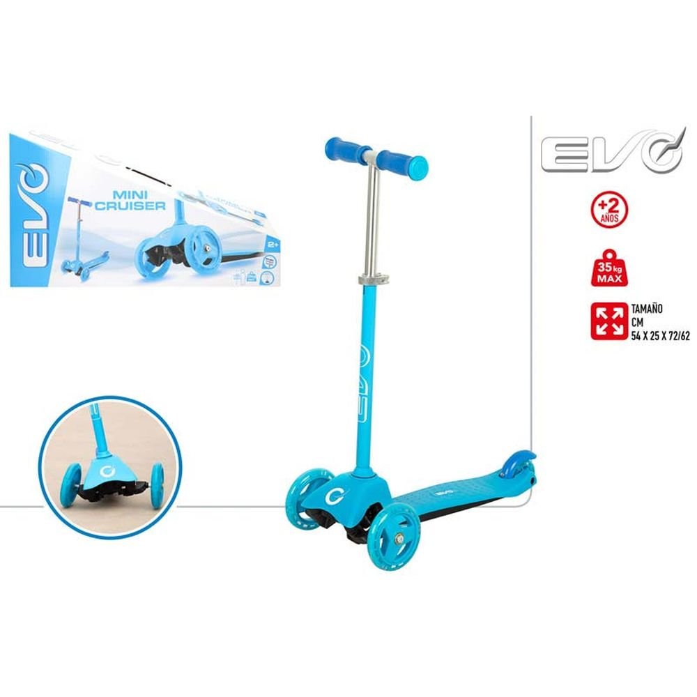 Patinete Evo-scooter 3 Ruedas Azul Marca Colorbaby