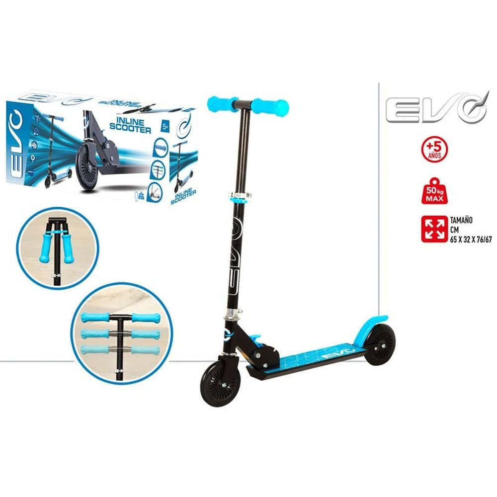 Patinete Evo-scooter Plegable Azul Rueda 125 mm COLORBABY Imagen principal del producto