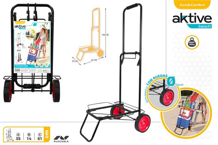 CARRITO MULTIUSO - CARGA 50 KG | COLORBABY | 1 UNIDAD | 8412842621329 Imagen principal del producto