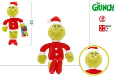 PELUCHE GRINCH 20CM CON TRAJE PAPA NOEL | COLORBABY | 1 UNIDAD | 8412842777019