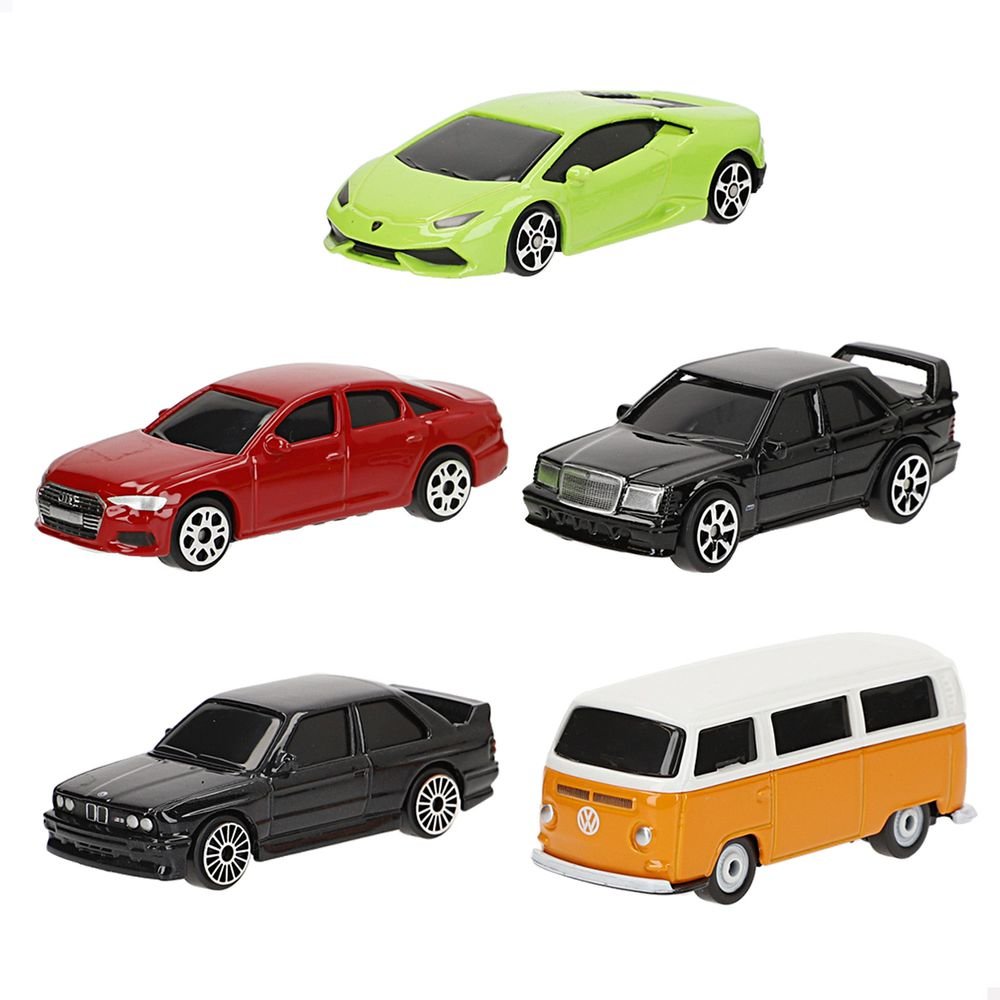 Blister 5 coches metal Maisto
