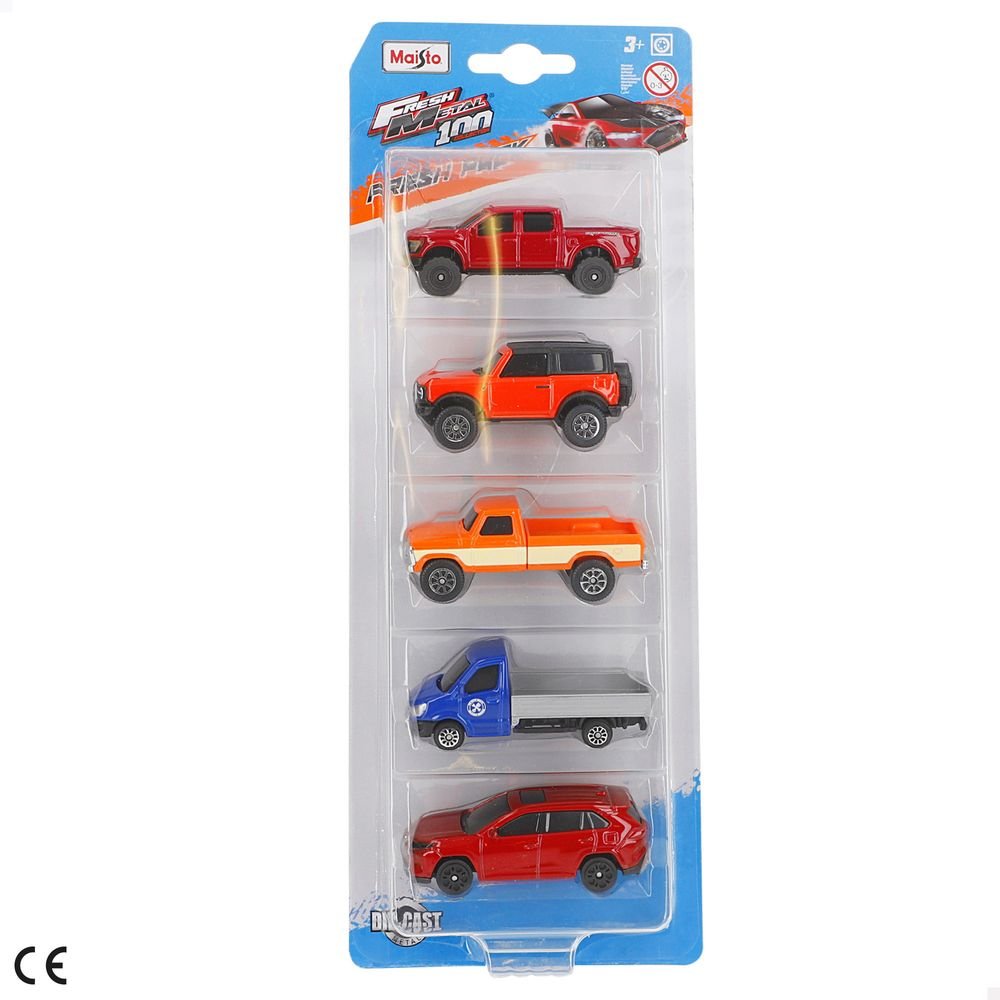Blister 5 coches metal Maisto