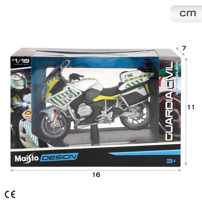 MAISTO MOTO METAL 1:18 BMW R 1200 RT GUARDIA CIVIL | MAISTO COLORBABY | 1 UNIDAD | 8412842780637