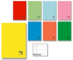 Libreta a5 Pack 10 Pacsa rayado horizontal con tapa gofrada Imagen principal del producto