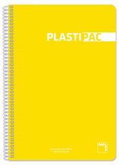 Bloc Espiral A4 Cuadro 4MM 90g | Pacsa | Polipropileno | Formato A4 | Pack 5 Unidades