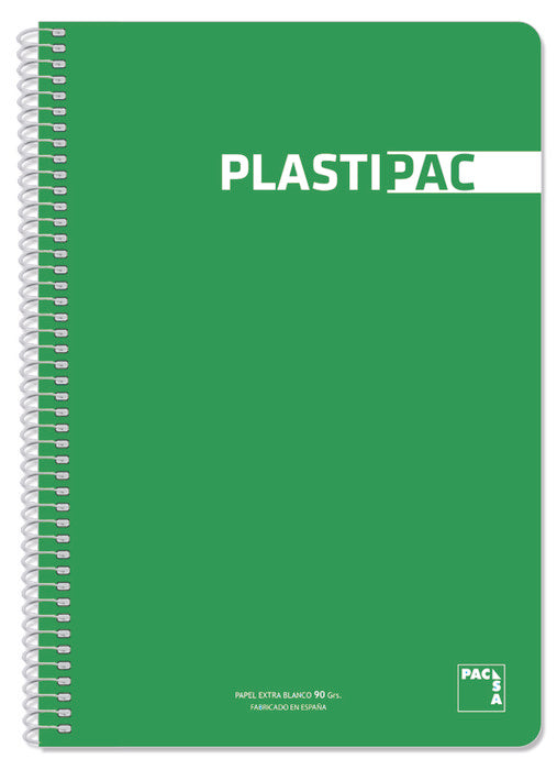 Paq/5 Bloc Fº 80H 90G Cuad 4X4 Plastipac Color Verde Imagen principal del producto