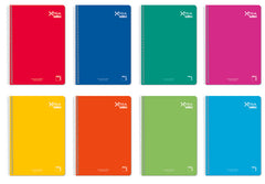 Bloc Espiral Estándar Liso 80H 90g | Pacsa | Cartón | Formato Estándar | Pack 5 Unidades