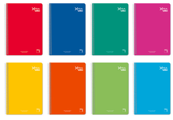 Paq/5 cuaderno fº t.contracolada 80h 90gr pauta 2.5 surtido Imagen principal del producto