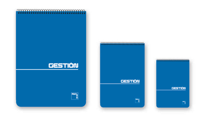 Bloc Espiral Estándar Liso 80H 90g | Pacsa | Cartón | Formato Estándar | Pack 10 Unidades