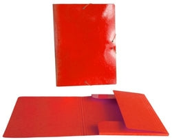 Carpeta folio plástico brillo rojo SENFORT para organización