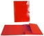 Carpeta folio plástico brillo rojo SENFORT para organización