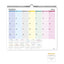 Calendario pared 2026 multicolor SENFORT