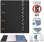 Carpeta A4 con Anillas SENFORT Foam Negro para Oficina y Estudio