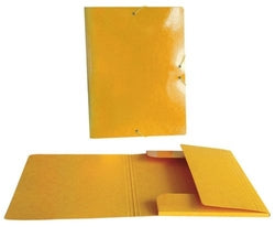 Carpeta folio plastico brillo amarillo SENFORT para documentos
