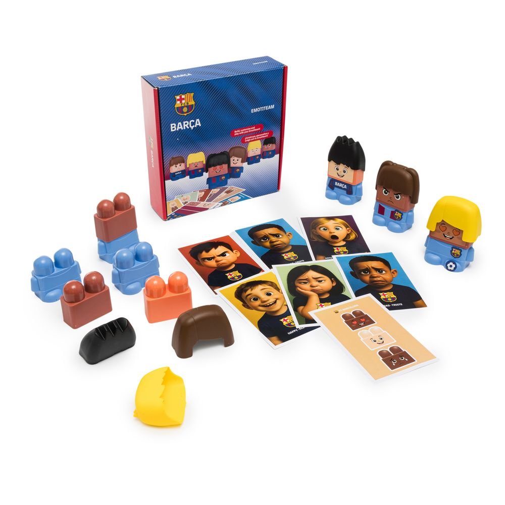 Juego de Emociones Emotiteam Barça Miniland Licencia Fútbol