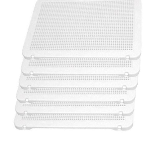 Set de 6 placas blancas Miniland para pegs
