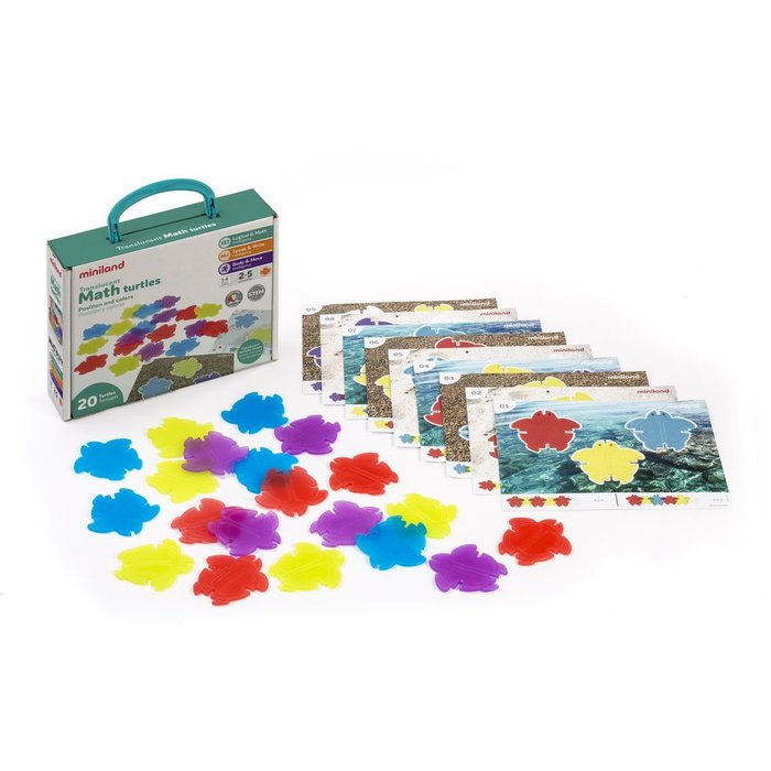 Juego Tortugas Translucidas para Mesas de Luz Miniland