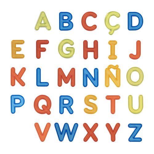 Juego Letras Mayúsculas Translúcidas 76 Miniland