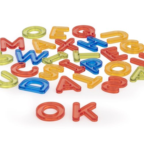 Juego Letras Mayúsculas Translúcidas 76 Miniland