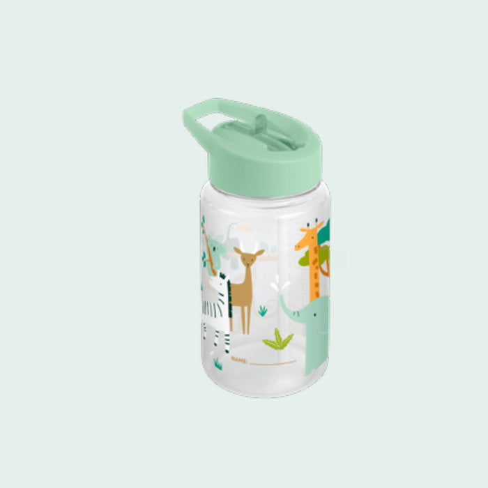 Botella 450 ml de Tritan con diseño de la jungla MINILAND Imagen principal del producto