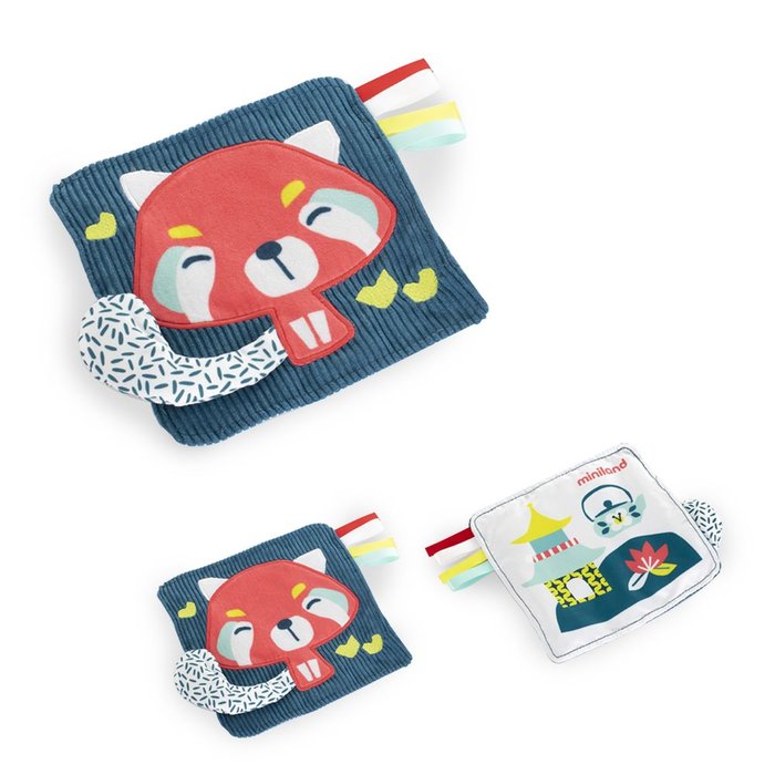 Papel Crujiente Panda Rojo Miniland Pack 50 hojas Imagen principal del producto