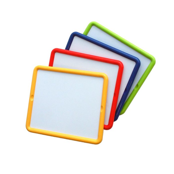 SET DE 4 PIZARRA METALICA A 2 CARAS | MINILAND | 1 UNIDAD | 8413082979300