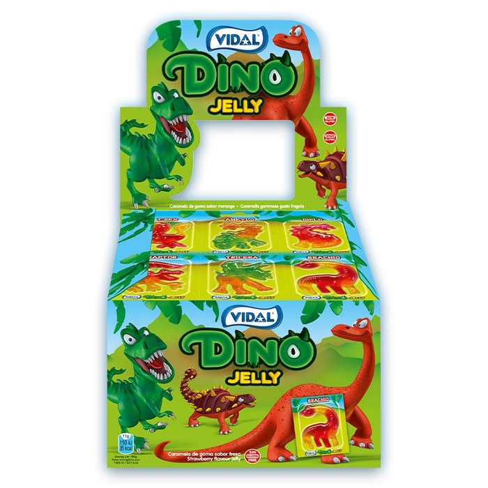Golosina Dino Jelly 66 ud - Vidal Golosinas
