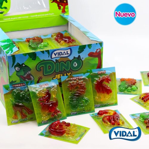 Golosina Dino Jelly 66 ud - Vidal Golosinas