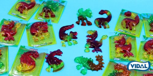 Golosina Dino Jelly 66 ud - Vidal Golosinas