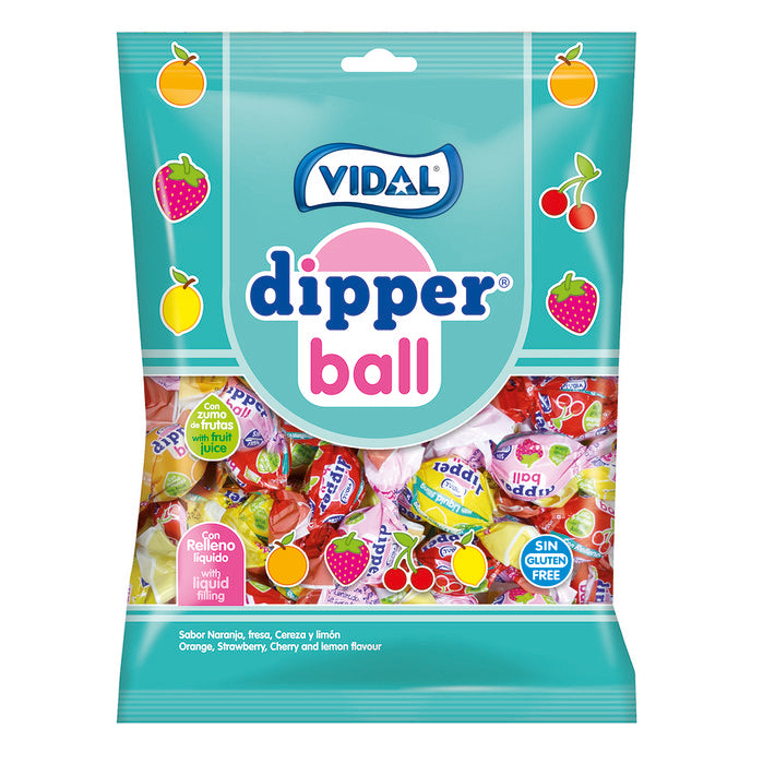 Golosina Dipper Ball 14 Bolsitas Vidal Golosinas
