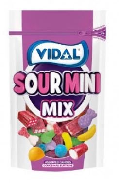 Golosina surtido mini ácido caja 10 bolsas Vidal Golosinas