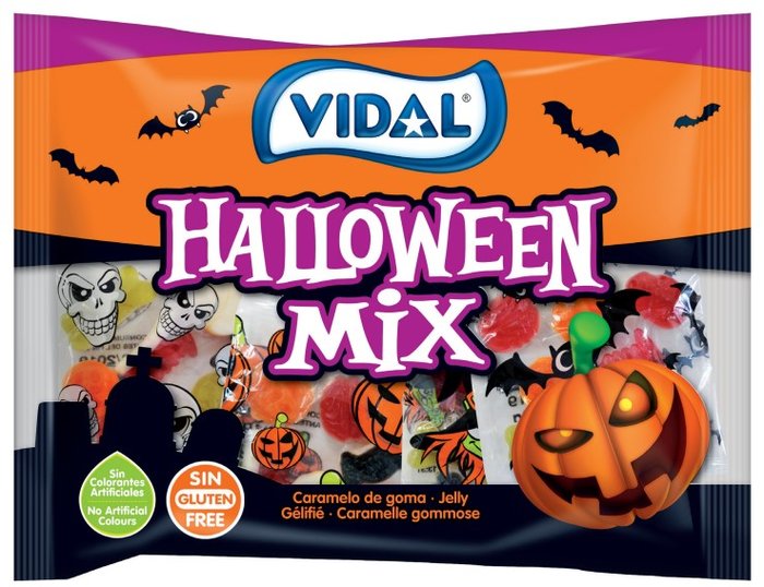 Bolsa 400gr golosinas Halloween Vidal