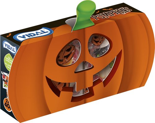 Cajita Halloween 80 gr Vidal Golosinas, pack 20 unidades