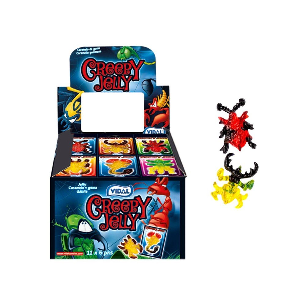 Golosina Creepy Jelly 66 unidades Vidal
